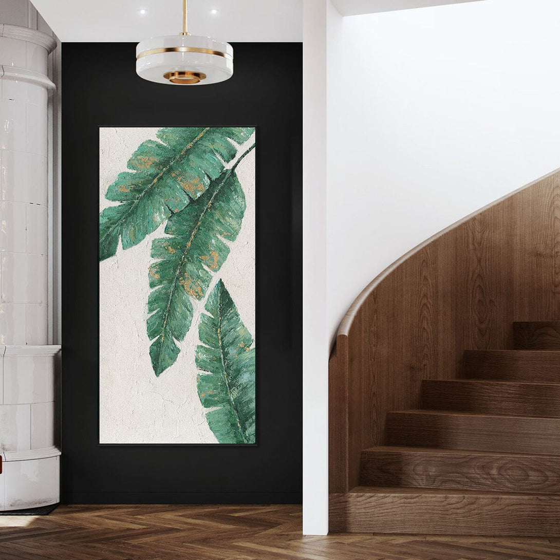 Lively Green - Tropical Plant Wall Art #L0633 Painting artwepaint 