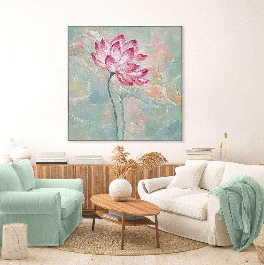 Lotus Radiance - Pastel Relief Painting#L0665 Painting artwepaint 