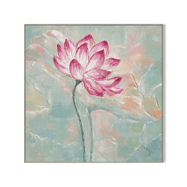 Lotus Radiance - Pastel Relief Painting#L0665 Painting artwepaint 