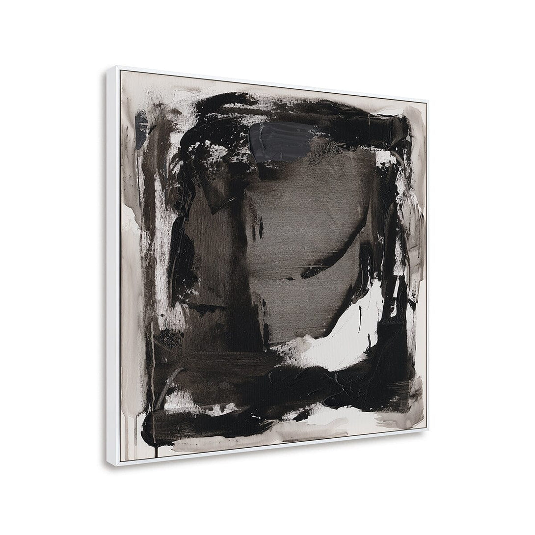 Midnight Symphony-Monochrome Abstract Expressionism #M5513 Painting artwepaint 