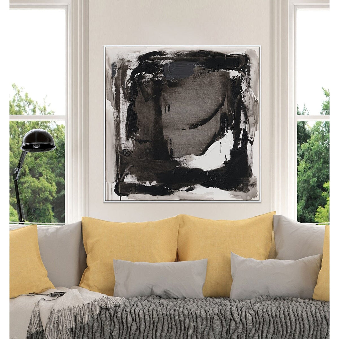 Midnight Symphony-Monochrome Abstract Expressionism #M5513 Painting artwepaint 