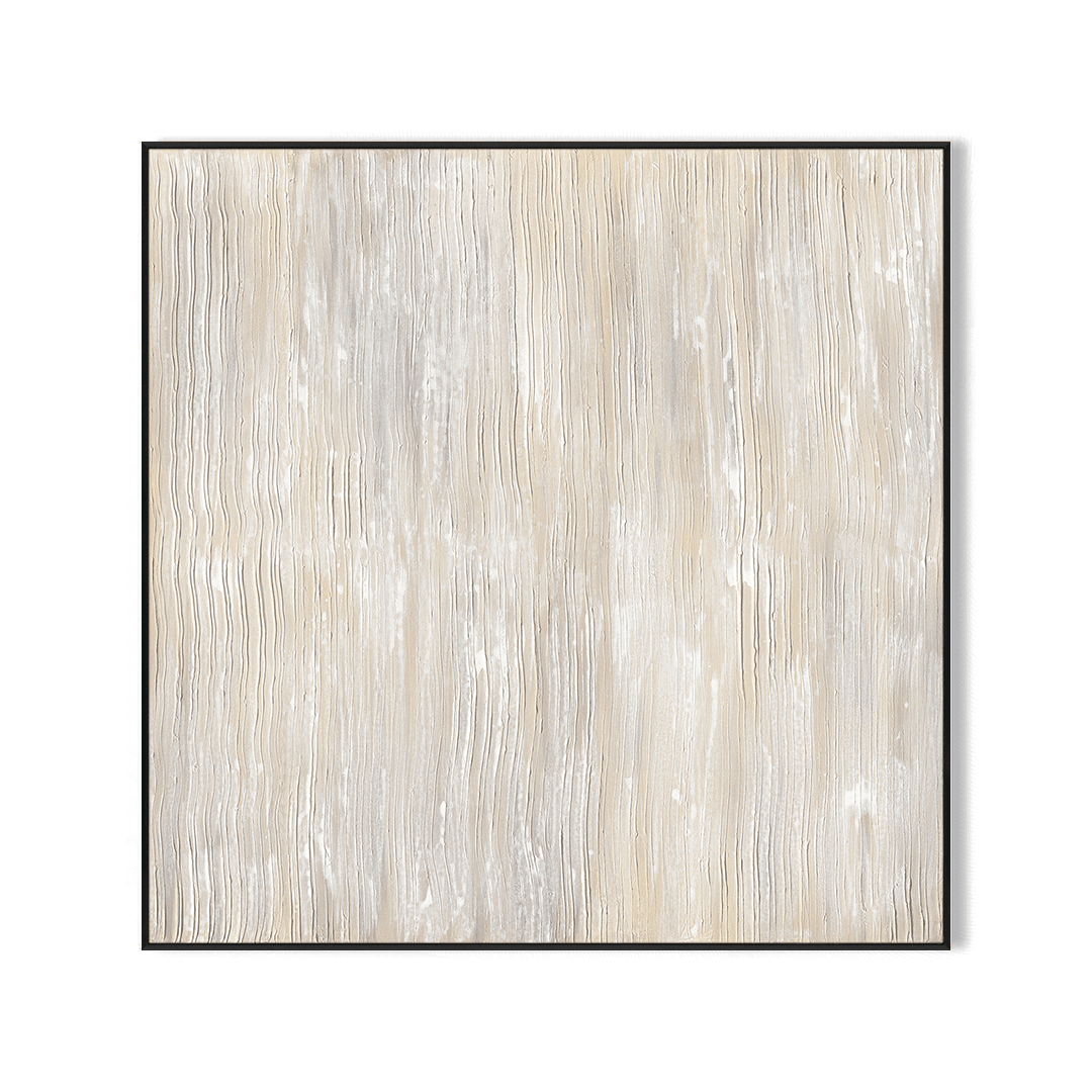 Minimal Beige Texture - Vertical Lines Art #M4789 Painting artwepaint 