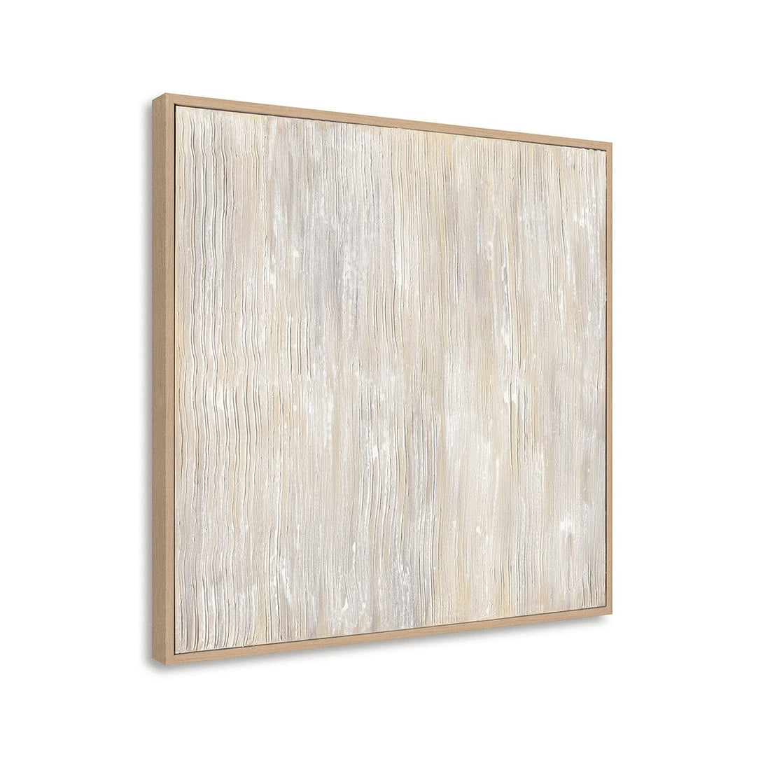 Minimal Beige Texture - Vertical Lines Art #M4789 Painting artwepaint 