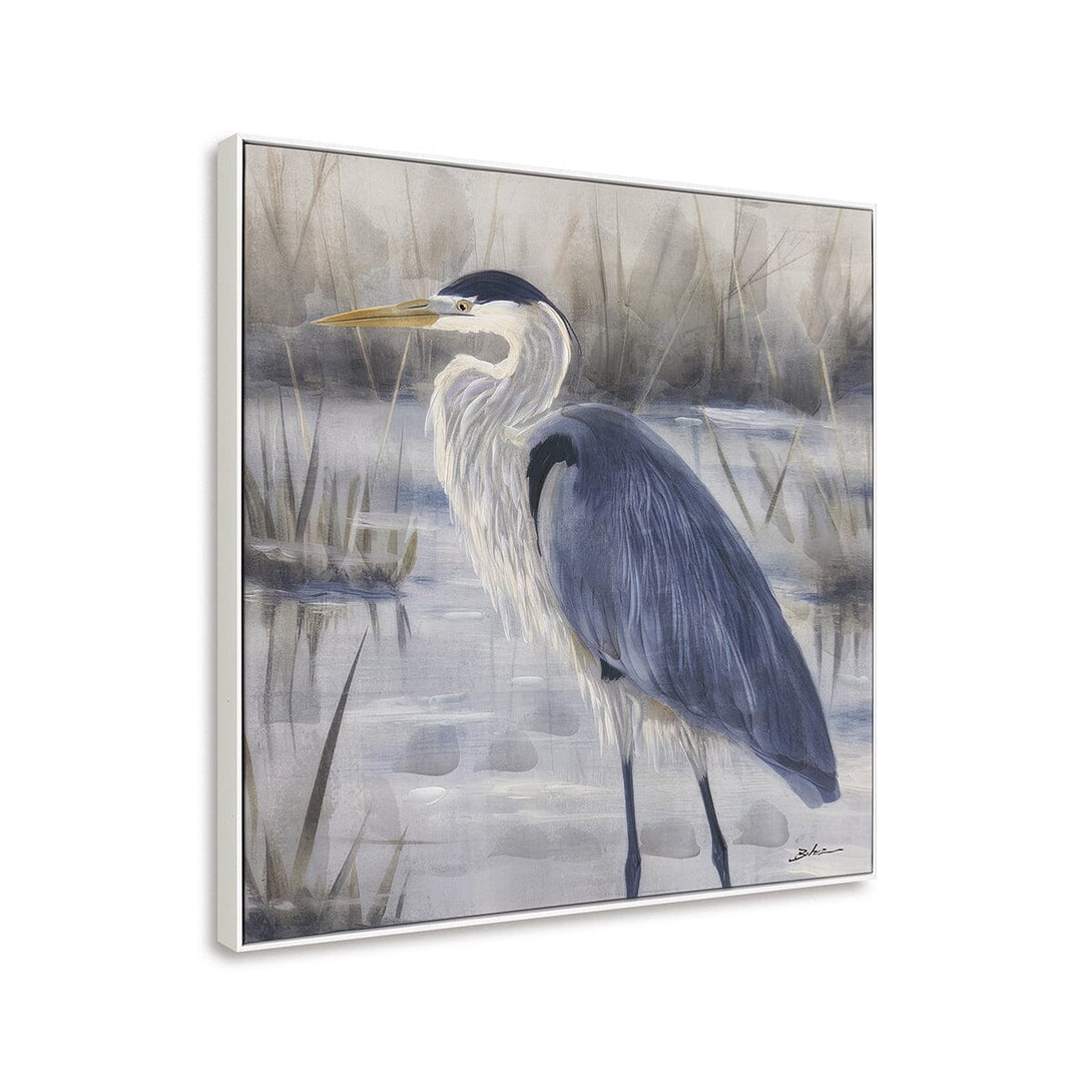 Mist Gaze - Blue Grey Heron Oil Painting#M6916 Painting artwepaint 