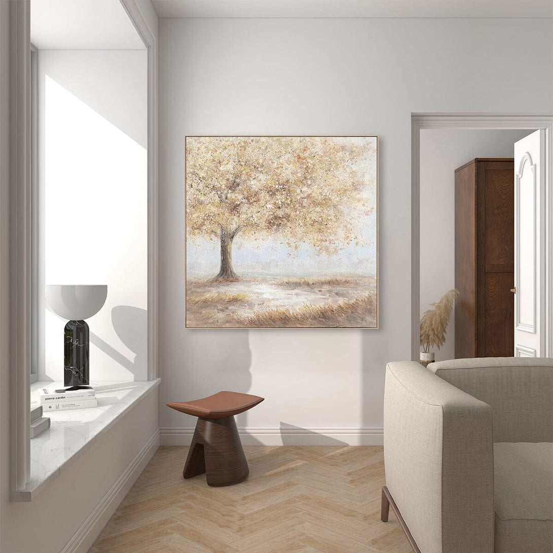 Misty Dawn - Light Abstract Tree#L4544 Painting artwepaint 