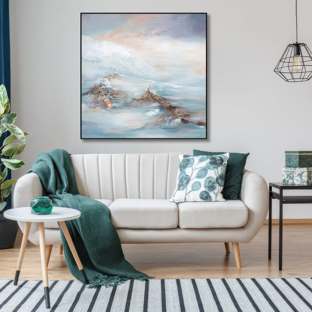 Misty Horizon – Ocean Abstract Painting #K5824 Painting artwepaint 