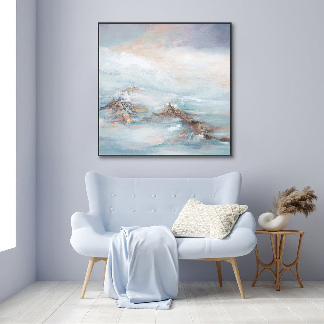 Misty Horizon – Ocean Abstract Painting #K5824 Painting artwepaint 
