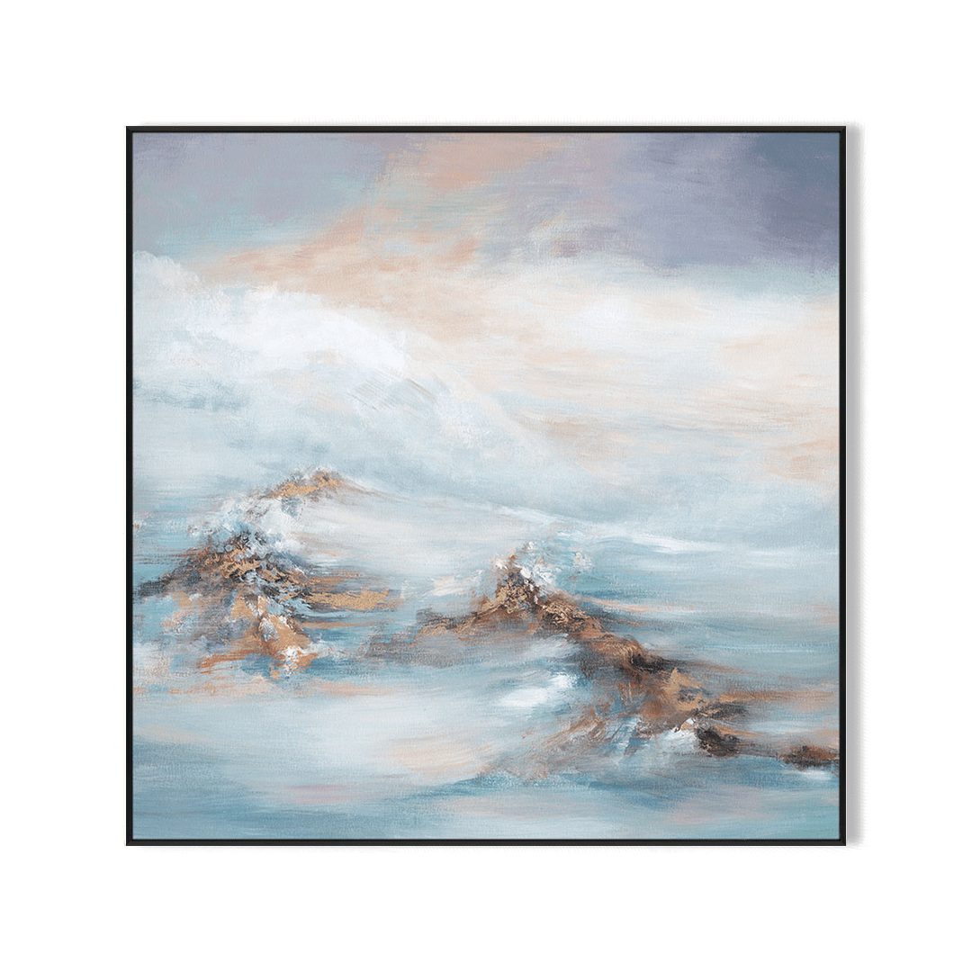 Misty Horizon – Ocean Abstract Painting #K5824 Painting artwepaint 