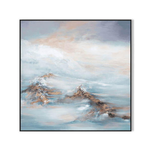 Misty Horizon – Ocean Abstract Painting #K5824 Painting artwepaint 