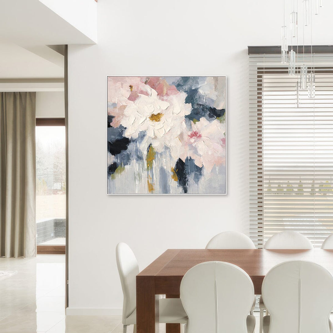 Misty Petals - Abstract Floral Painting#P4582 Painting artwepaint 