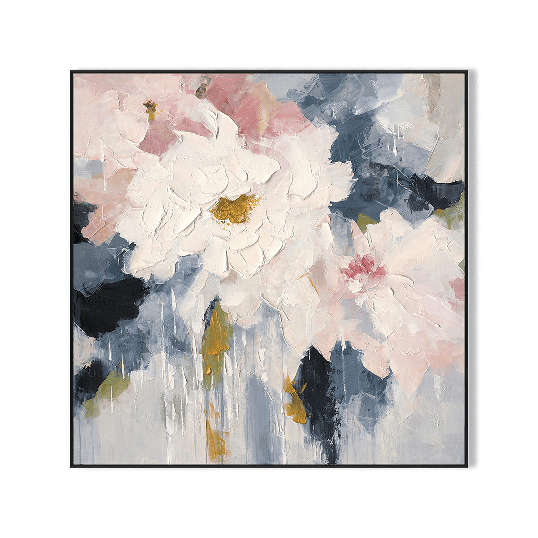 Misty Petals - Abstract Floral Painting#P4582 Painting artwepaint 