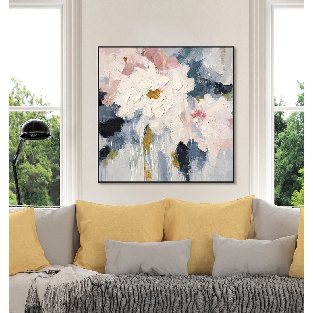 Misty Petals - Abstract Floral Painting#P4582 Painting artwepaint 