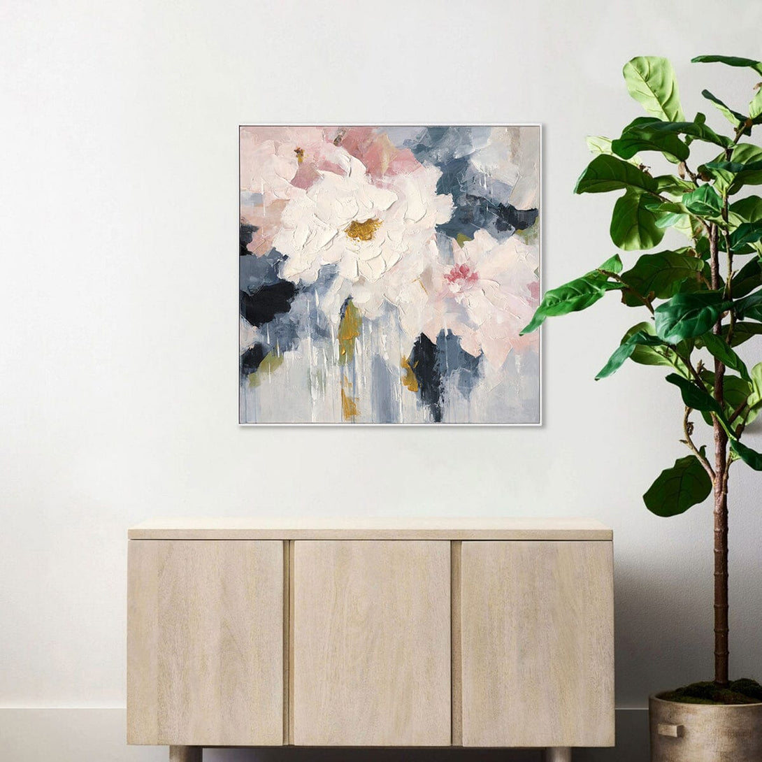 Misty Petals - Abstract Floral Painting#P4582 Painting artwepaint 