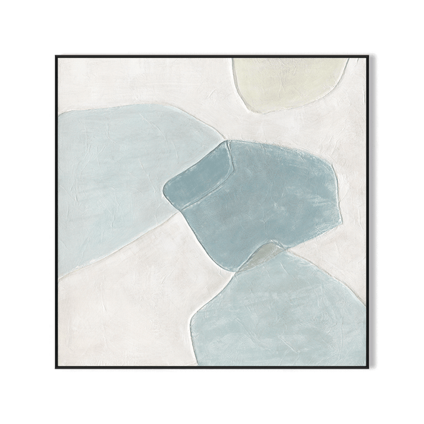 Misty Sea-Teal Abstract Painting#M4716 Painting artwepaint 