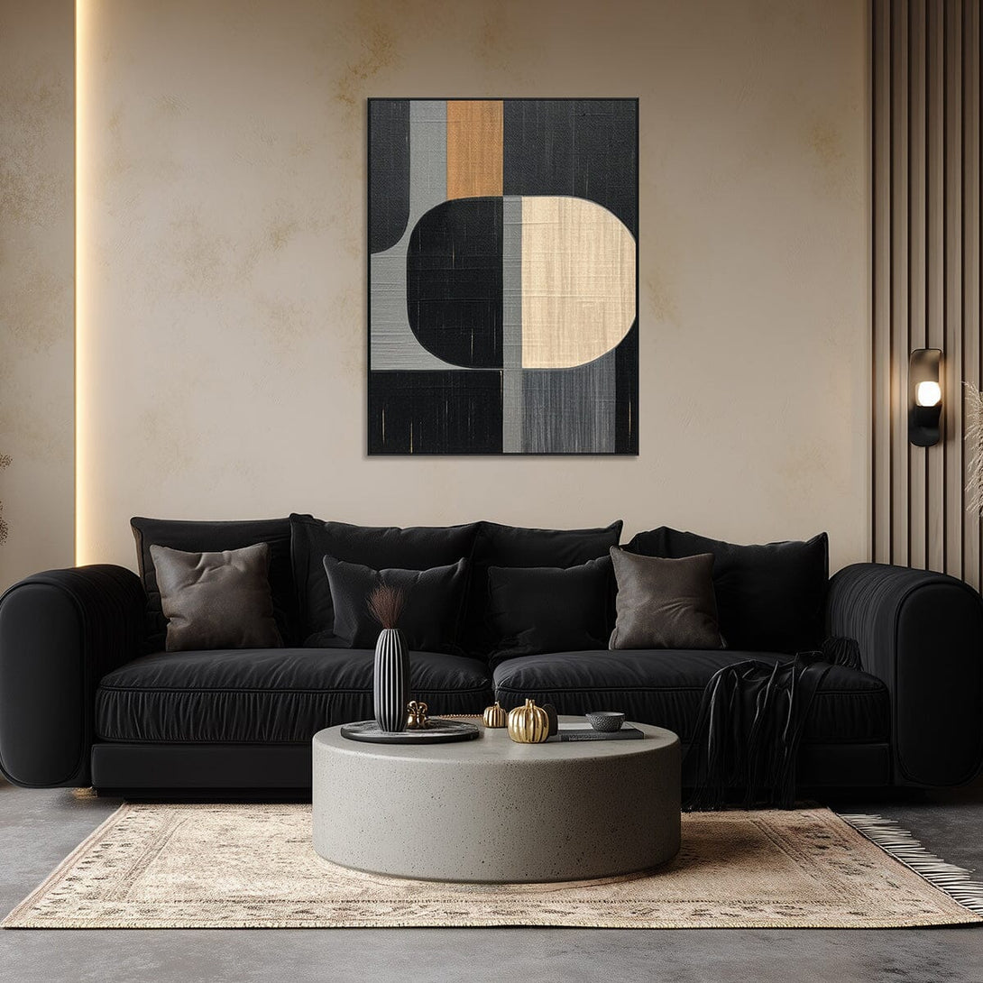 Modern Blocks – Geometric Abstract Painting #MH1214(106) Painting artwepaint 