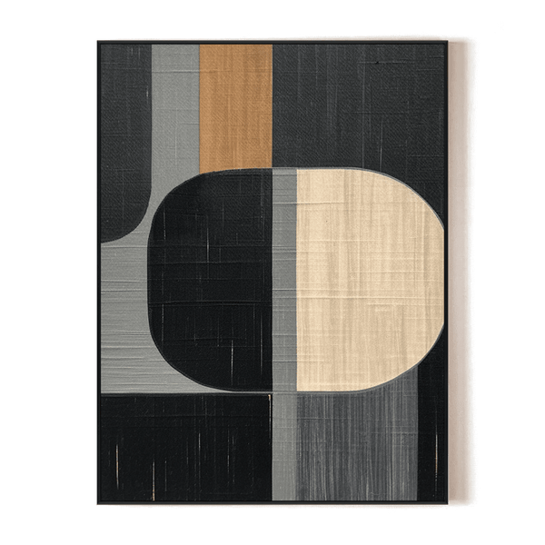 Modern Blocks – Geometric Abstract Painting #MH1214(106) Painting artwepaint 