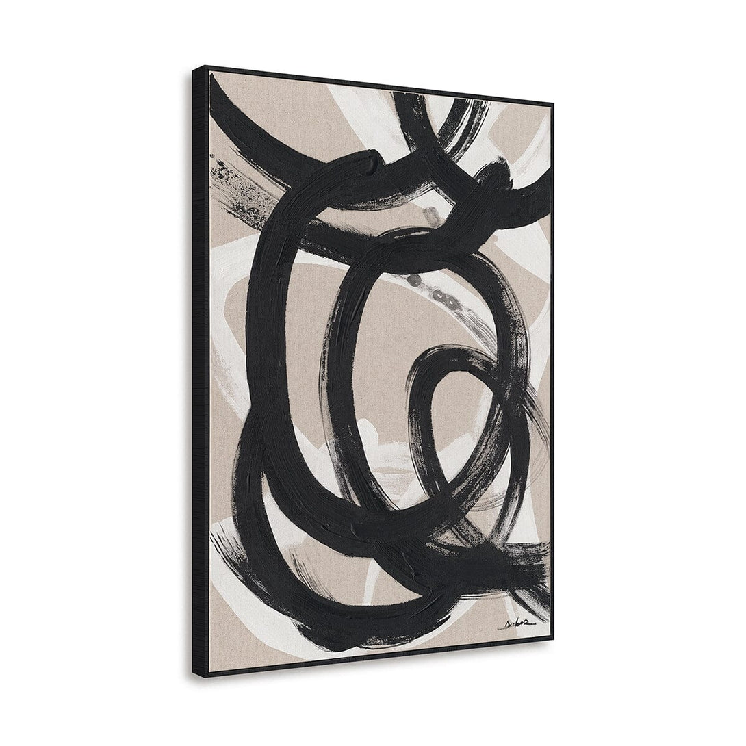 Monochrome Flow-Black Ink Abstract Painting#P5944 Painting artwepaint 