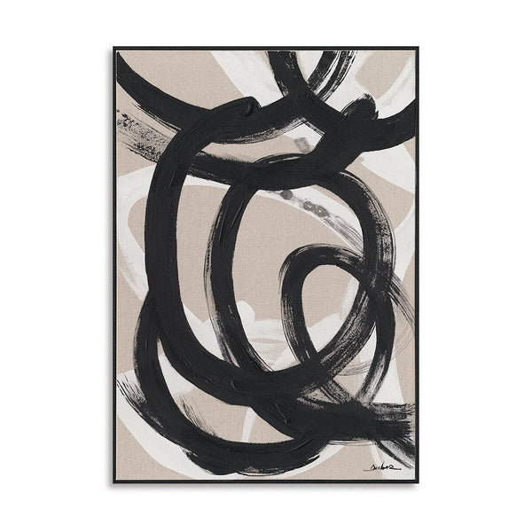 Monochrome Flow-Black Ink Abstract Painting#P5944 Painting artwepaint 