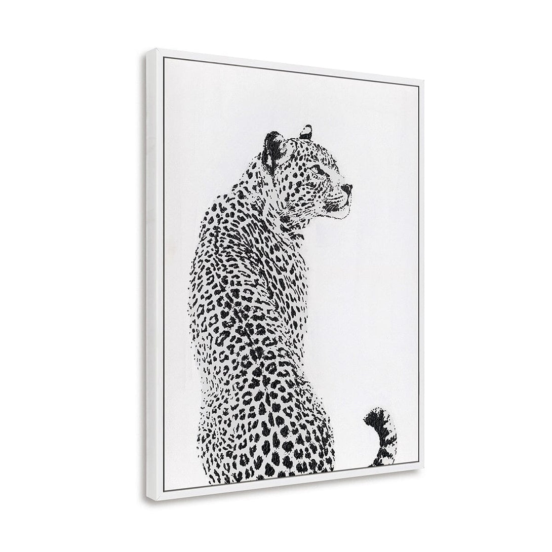Monochrome Grace - Minimalist Cheetah Art #M4539 Painting artwepaint 