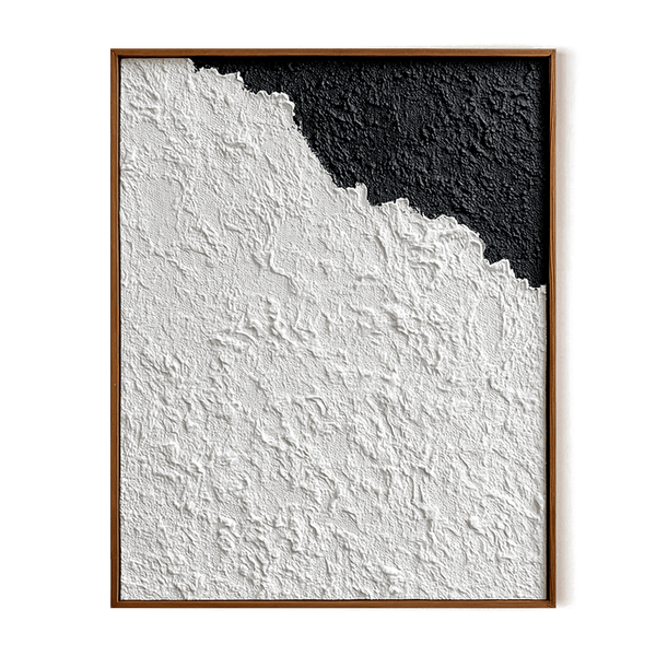 Monochrome Horizon – Black and White Texture Painting #93039 Painting artwepaint 