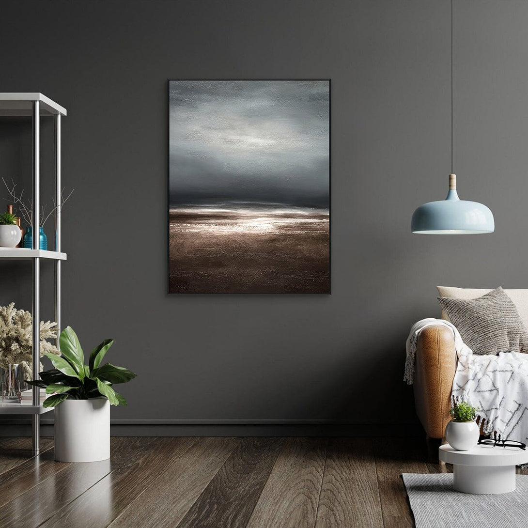 Moody Horizon-Seascape Abstract Painting #RIX1(417) Painting artwepaint 