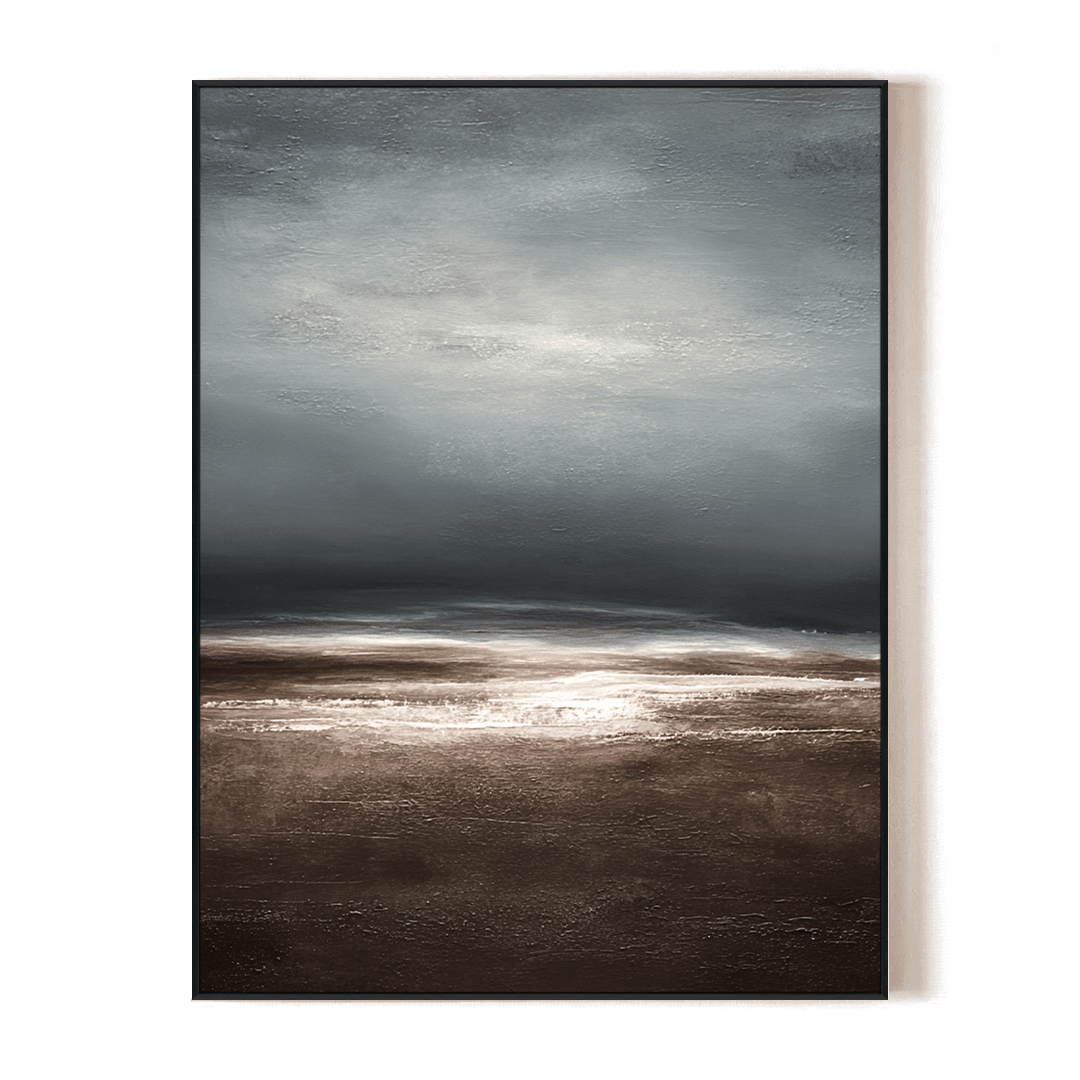 Moody Horizon-Seascape Abstract Painting #RIX1(417) Painting artwepaint 