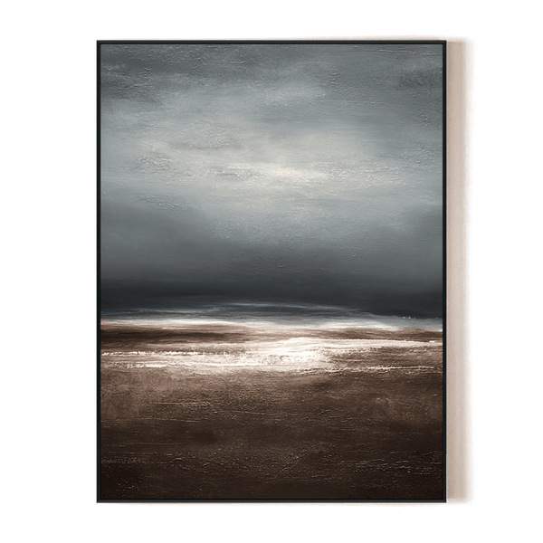 Moody Horizon-Seascape Abstract Painting #RIX1(417) Painting artwepaint 