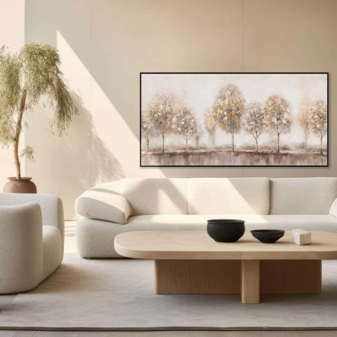 Morning Mist - Abstract Forest#M4574 Painting artwepaint 