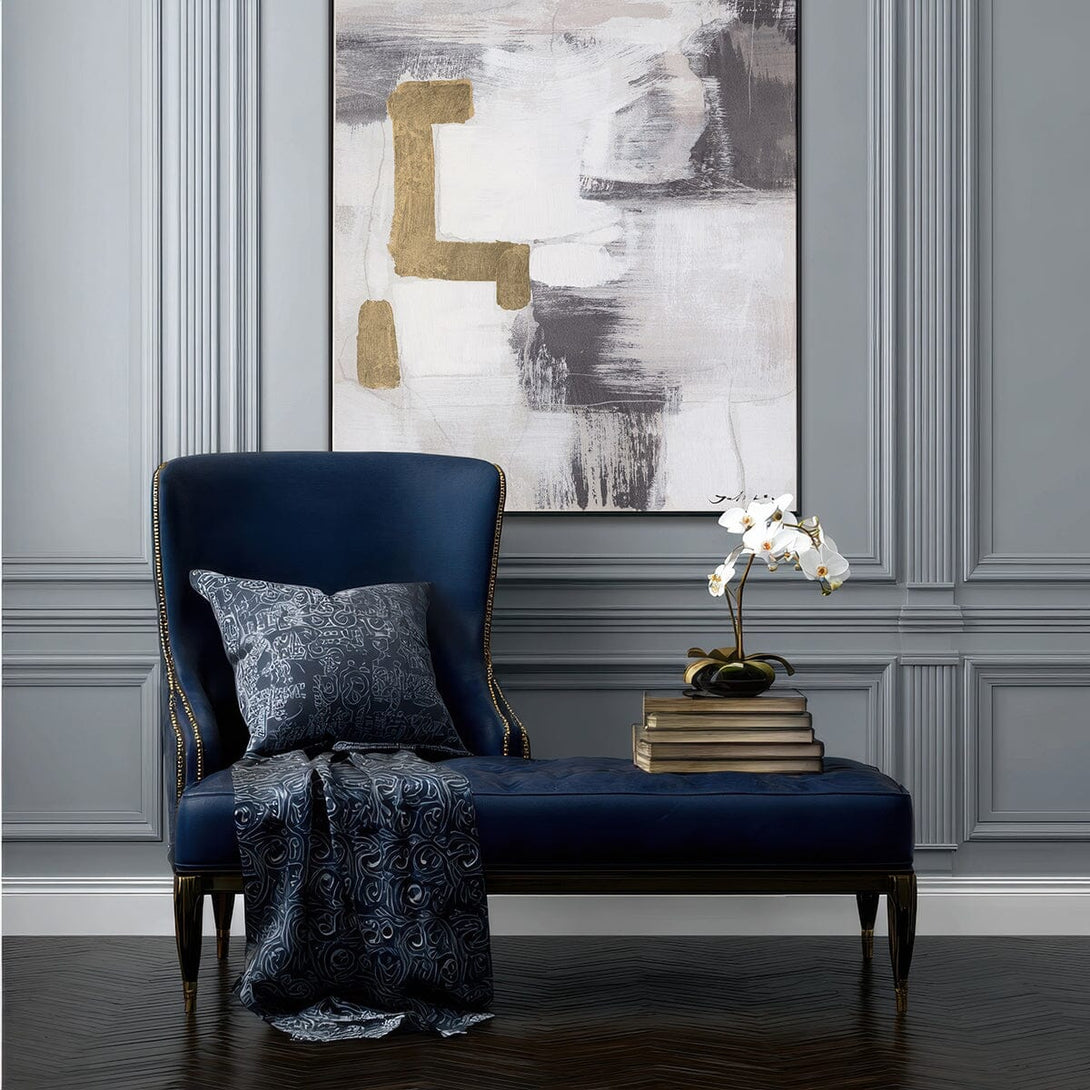 Morning Mist - Abstract Painting with Gold Accents#M6888 Painting artwepaint 