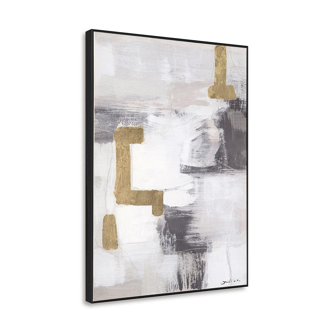 Morning Mist - Abstract Painting with Gold Accents#M6888 Painting artwepaint 