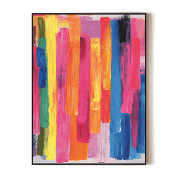 Neon Falls-Vertical Color Abstract Painting #P2649 Painting artwepaint 