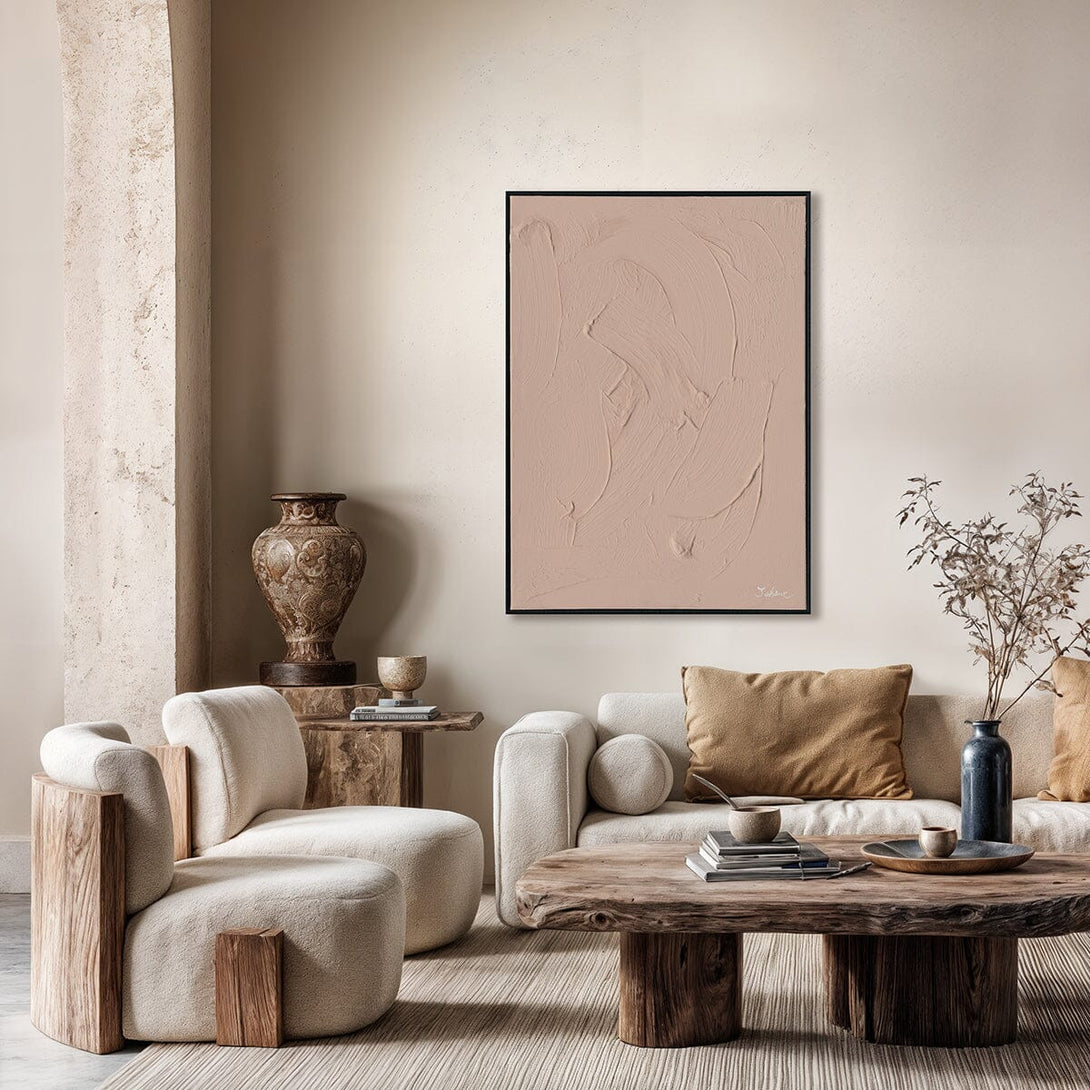 Nude Texture - Minimal Abstract#M2578 Painting artwepaint 