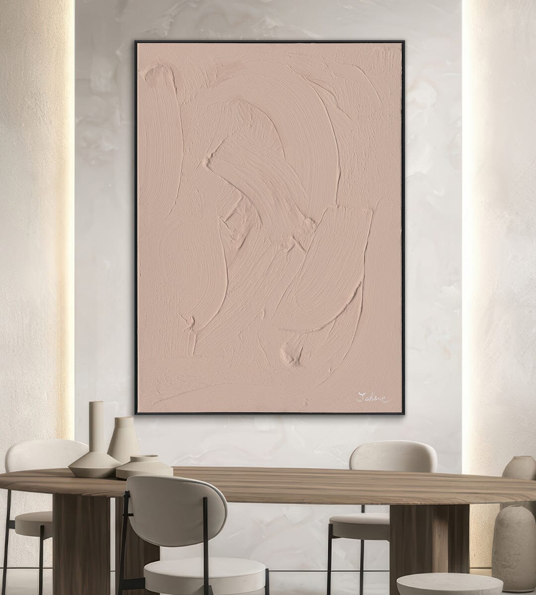 Nude Texture - Minimal Abstract#M2578 Painting artwepaint 