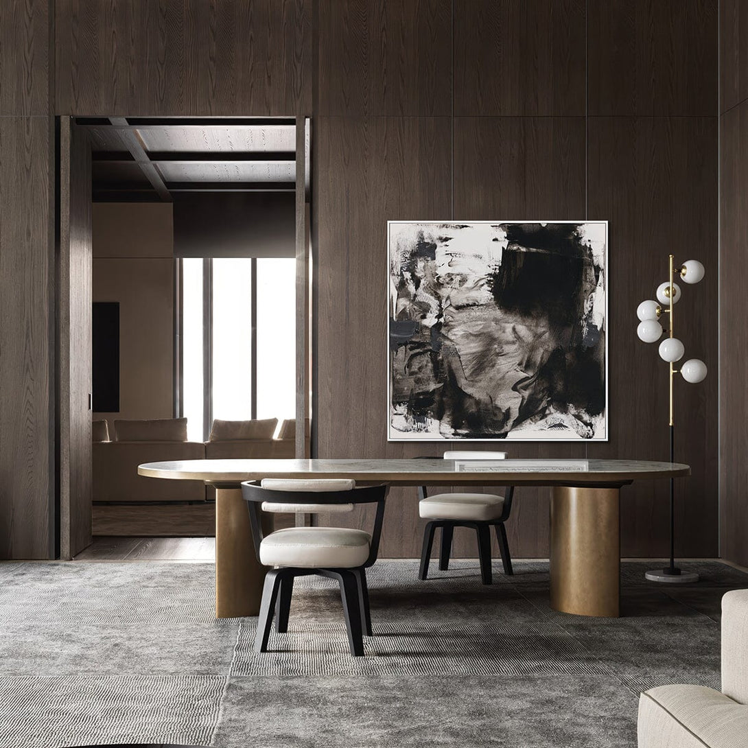 Obsidian Veins-Abstract Brushstroke Masterpiece #M5514 Painting artwepaint 