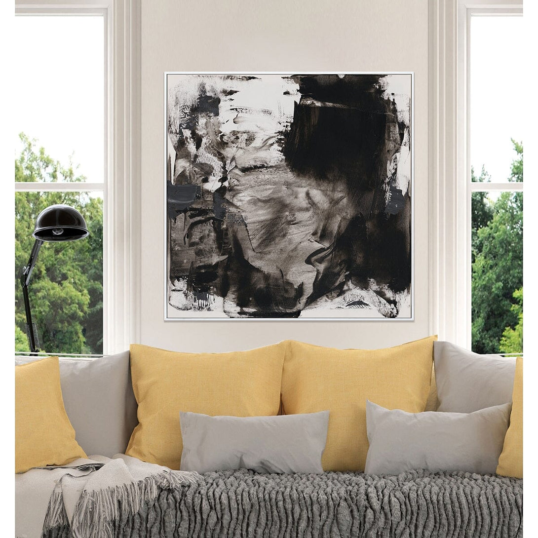 Obsidian Veins-Abstract Brushstroke Masterpiece #M5514 Painting artwepaint 