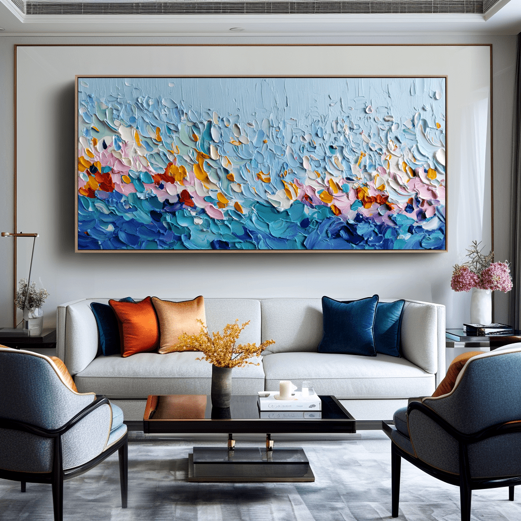 Ocean Bloom – Colorful Abstract Painting #47 Painting artwepaint 