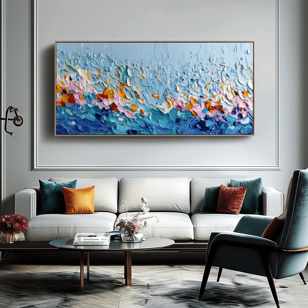 Ocean Bloom – Colorful Abstract Painting #47 Painting artwepaint 