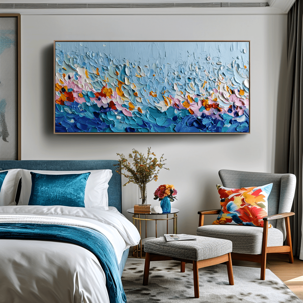 Ocean Bloom – Colorful Abstract Painting #47 Painting artwepaint 