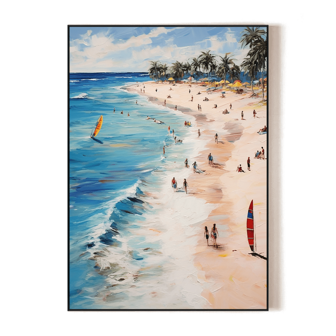 Ocean Breeze - Seaside Landscape Oil Painting #MS20231130(7) Painting artwepaint 
