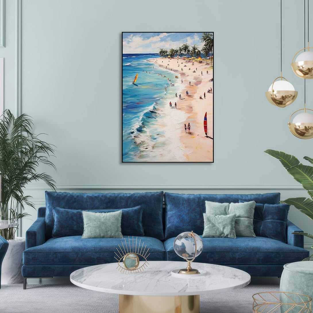Ocean Breeze - Seaside Landscape Oil Painting #MS20231130(7) Painting artwepaint 
