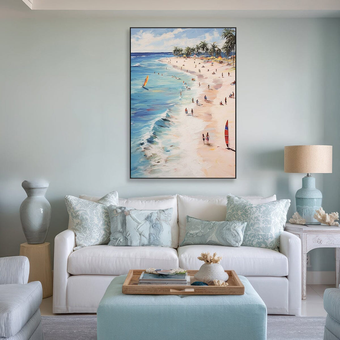 Ocean Breeze - Seaside Landscape Oil Painting #MS20231130(7) Painting artwepaint 