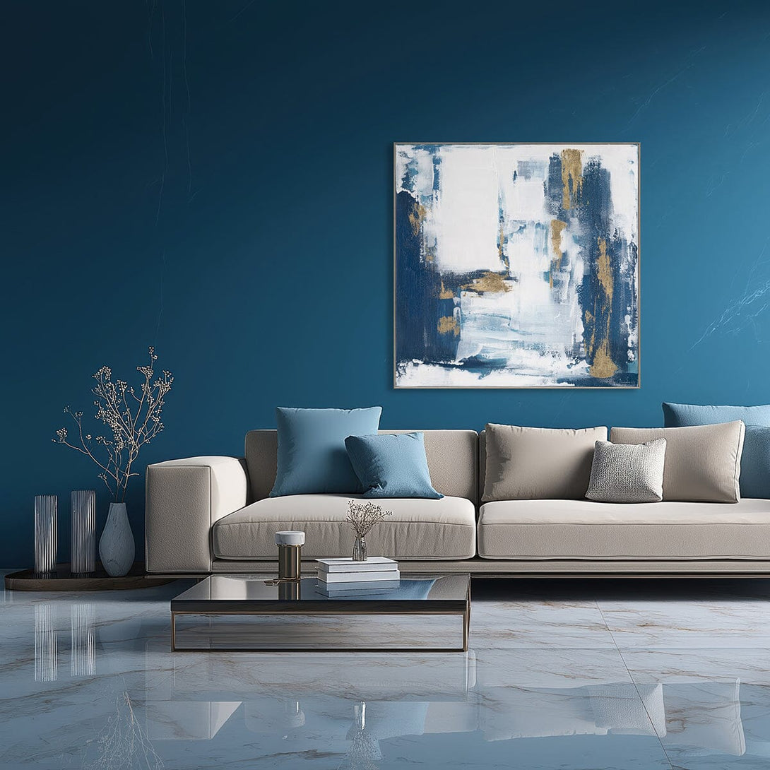 Ocean Gleam - Abstract Oil Painting #M6088 Painting artwepaint 