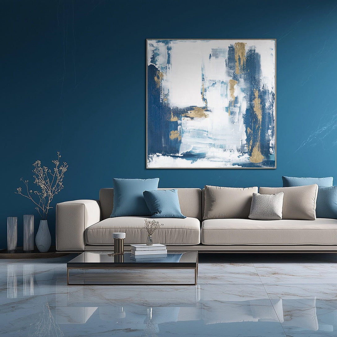 Ocean Gleam - Abstract Oil Painting #M6088 Painting artwepaint 