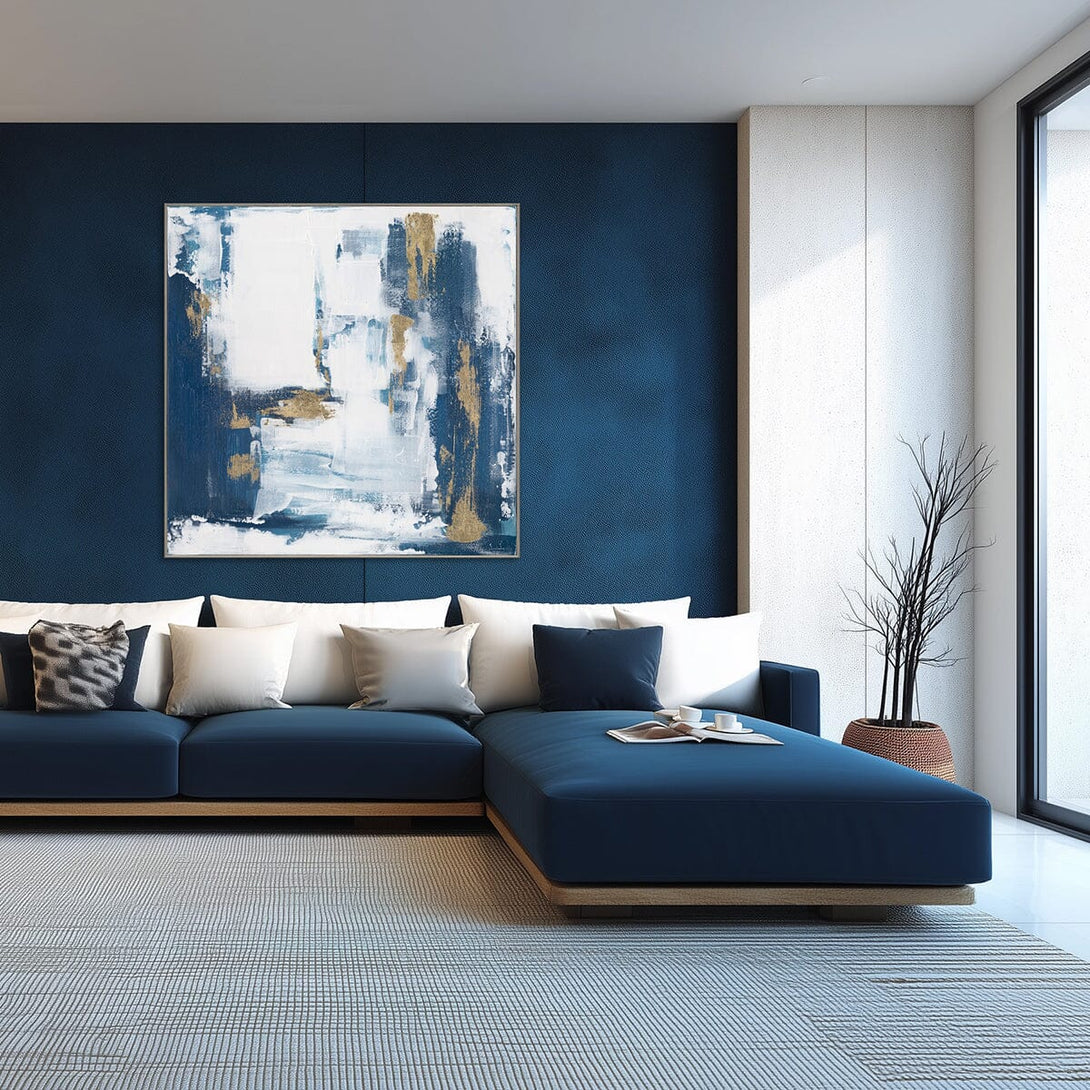 Ocean Gleam - Abstract Oil Painting #M6088 Painting artwepaint 