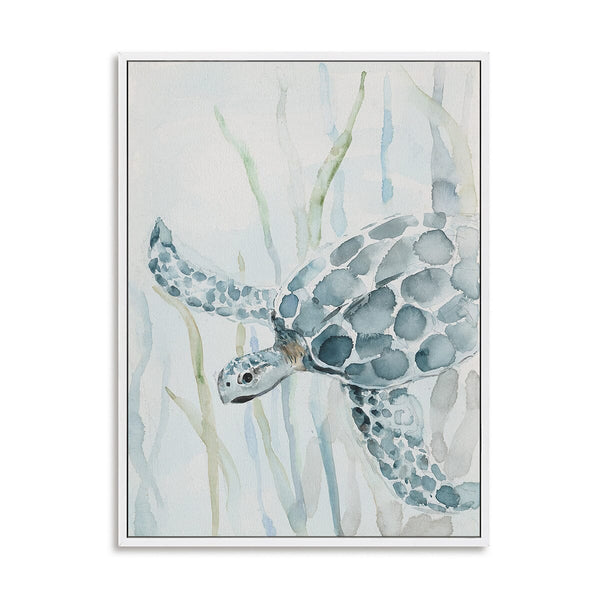 Ocean Glide - Watercolor Sea Turtle Art #M3554 Painting artwepaint 