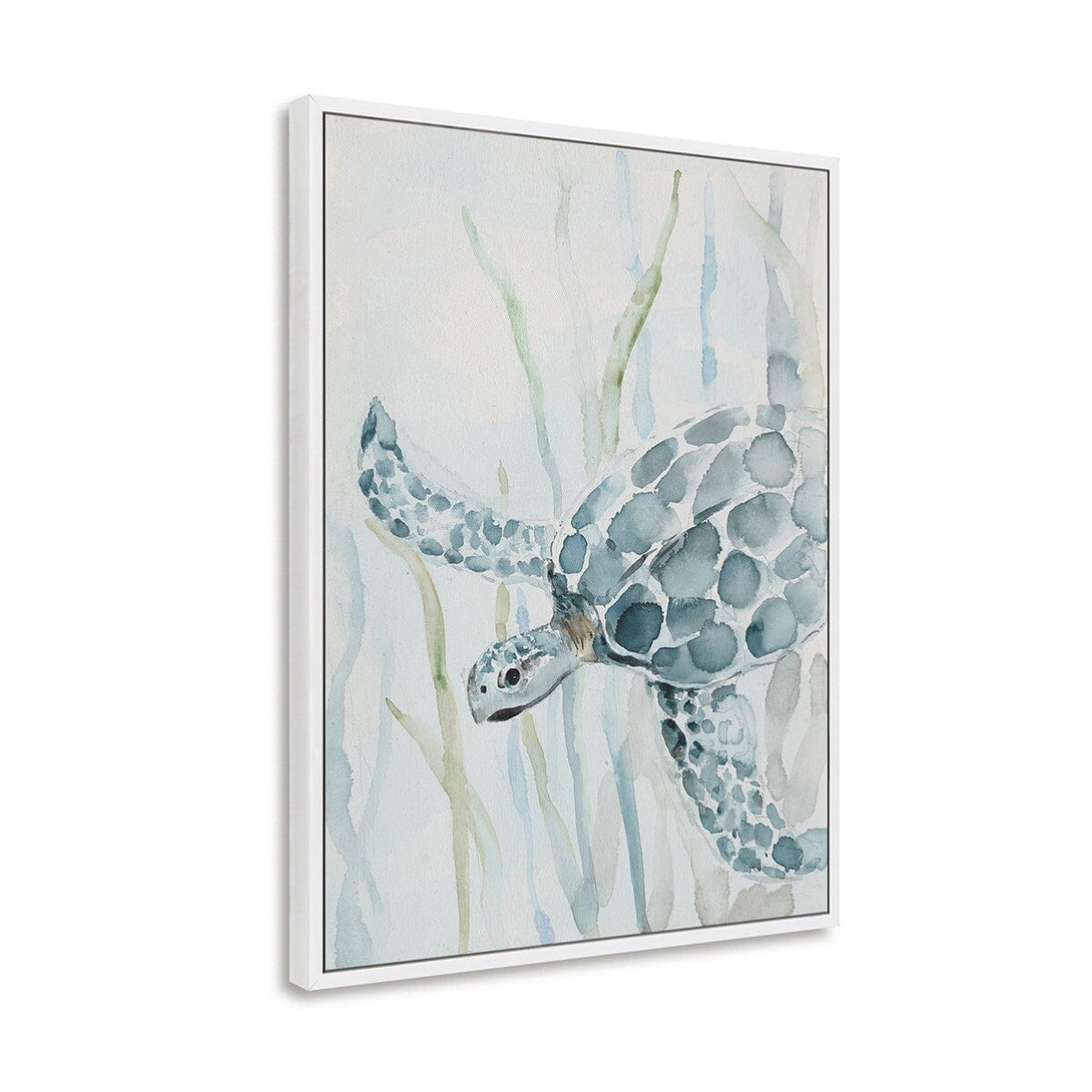 Ocean Glide - Watercolor Sea Turtle Art #M3554 Painting artwepaint 
