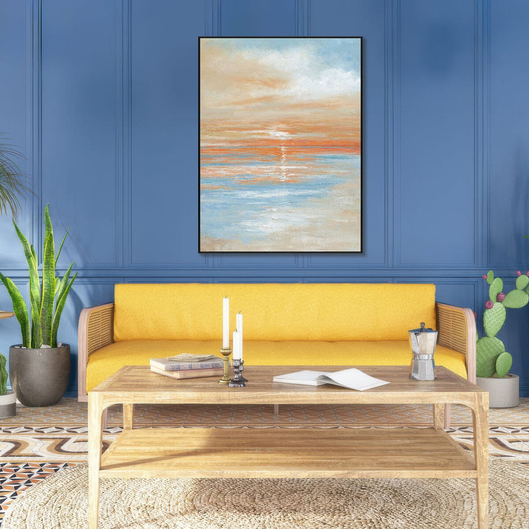 Ocean Mist – Blue Abstract Oil Painting #K0750 Painting artwepaint 