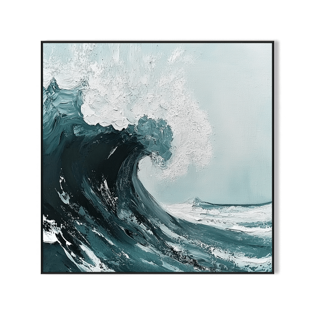 Ocean Surge - Textured Wave Painting #RDS1(161) Painting artwepaint 