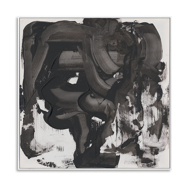 Onyx Pulse-Abstract Black and White Art #M5515 Painting artwepaint 