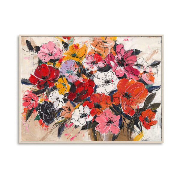Passionate Blooms - Abstract Floral#P4658 Painting artwepaint 
